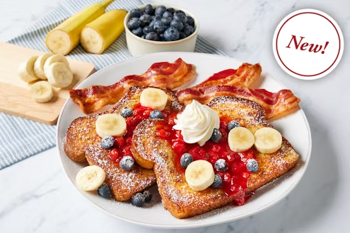 RED, WHITE & BLUEBERRY FRENCH TOAST COMBO
